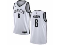 Men Nike Brooklyn Nets #6 Jared Dudley White NBA Jersey - Association Edition