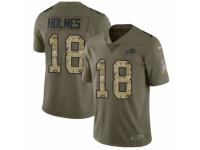 Men Nike Buffalo Bills #18 Andre Holmes Limited Olive/Camo 2017 Salute to Service NFL Jersey
