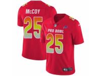 Men Nike Buffalo Bills #25 LeSean McCoy Limited Red 2018 Pro Bowl NFL Jersey