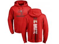 Men Nike Cameron Brate Red Backer - NFL Tampa Bay Buccaneers #84 Pullover Hoodie