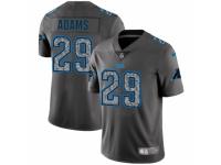 Men Nike Carolina Panthers #29 Mike Adams Gray Static Vapor Untouchable Game NFL Jersey