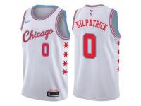 Men Nike Chicago Bulls #0 Sean Kilpatrick White NBA Jersey - City Edition
