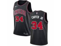 Men Nike Chicago Bulls #34 Wendell Carter Jr. Black NBA Jersey Statement Edition