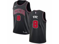 Men Nike Chicago Bulls #8 Zach LaVine Black NBA Jersey Statement Edition