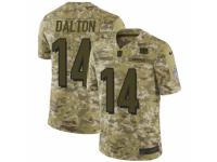 Men Nike Cincinnati Bengals #14 Andy Dalton Limited Camo 2018 Salute to Service NFL Jersey