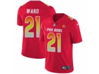 Men Nike Cleveland Browns #21 Denzel Ward Limited Red AFC 2019 Pro Bowl NFL Jersey