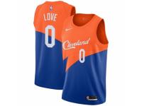 Men Nike Cleveland Cavaliers #0 Kevin Love Blue NBA Jersey - City Edition