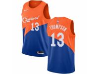 Men Nike Cleveland Cavaliers #13 Tristan Thompson Blue NBA Jersey - City Edition