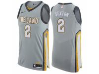 Men Nike Cleveland Cavaliers #2 Collin Sexton Gray NBA Jersey - City Edition