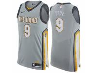 Men Nike Cleveland Cavaliers #9 Channing Frye Gray NBA Jersey - City Edition