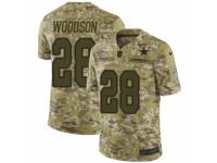 Men Nike Dallas Cowboys #28 Darren Woodson Limited Camo 2018 Salute to Service NFL Jersey