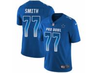 Men Nike Dallas Cowboys #77 Tyron Smith Limited Royal Blue 2018 Pro Bowl NFL Jersey