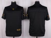 Men Nike Dallas Cowboys Custom Pro Line Black Gold Collection Jersey