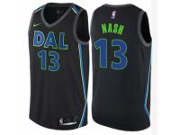 Men Nike Dallas Mavericks #13 Steve Nash  Black NBA Jersey - City Edition