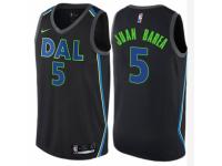 Men Nike Dallas Mavericks #5 Jose Juan Barea  Black NBA Jersey - City Edition