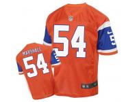 Men Nike Denver Broncos #54 Brandon Marshall Game Orange Jersey