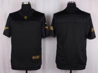 Men Nike Denver Broncos Custom Pro Line Black Gold Collection Jersey