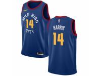 Men Nike Denver Nuggets #14 Gary Harris Light Blue Alternate NBA Jersey Statement Edition