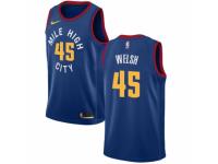 Men Nike Denver Nuggets #45 Thomas Welsh Light Blue NBA Jersey Statement Edition