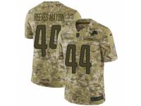 Men Nike Detroit Lions #44 Jalen Reeves-Maybin Limited Camo 2018 Salute to Service NFL Jersey