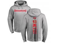 Men Nike Gerald McCoy Ash Backer - NFL Tampa Bay Buccaneers #93 Pullover Hoodie