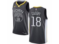Men Nike Golden State Warriors #18 Omri Casspi  Black Alternate NBA Jersey - Statement Edition