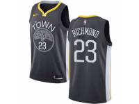 Men Nike Golden State Warriors #23 Mitch Richmond  Black Alternate NBA Jersey - Statement Edition