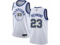 Men Nike Golden State Warriors #23 Mitch Richmond Swingman White Hardwood Classics NBA Jersey