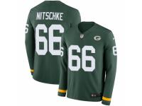 Men Nike Green Bay Packers #66 Ray Nitschke Limited Green Therma Long Sleeve NFL Jersey