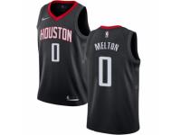Men Nike Houston Rockets #0 DeAnthony Melton Black NBA Jersey Statement Edition