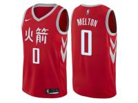 Men Nike Houston Rockets #0 DeAnthony Melton Red NBA Jersey - City Edition