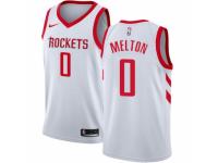 Men Nike Houston Rockets #0 DeAnthony Melton White NBA Jersey - Association Edition