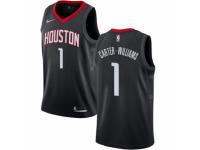 Men Nike Houston Rockets #1 Michael Carter-Williams Black NBA Jersey Statement Edition