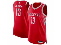 Men Nike Houston Rockets #13 James Harden Red Road NBA Jersey - Icon Edition