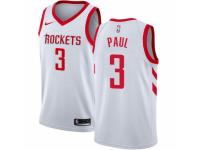 Men Nike Houston Rockets #3 Chris Paul White Home NBA Jersey - Association Edition