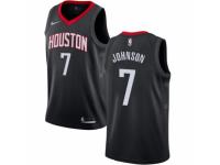 Men Nike Houston Rockets #7 Joe Johnson Black NBA Jersey Statement Edition