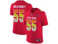 Men Nike Houston Texans #55 Benardrick McKinney Limited Red AFC 2019 Pro Bowl NFL Jersey