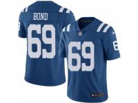 Men Nike Indianapolis Colts #69 Deyshawn Bond Limited Royal Blue Rush Vapor Untouchable NFL Jersey