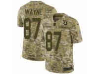Men Nike Indianapolis Colts #87 Reggie Wayne Limited Camo 2018 Salute to Service NFL Jersey