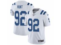Men Nike Indianapolis Colts #92 Margus Hunt White Vapor Untouchable Limited Player NFL Jersey