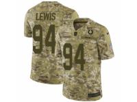 Men Nike Indianapolis Colts #94 Tyquan Lewis Limited Camo 2018 Salute to Service NFL Jersey