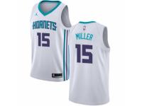 Men Nike Jordan Charlotte Hornets #15 Percy Miller White NBA Jersey - Association Edition