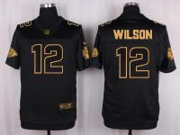 Men Nike Kansas City Chiefs #12 Albert Wilson Pro Line Black Gold Collection Jersey