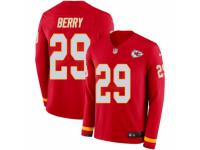 Men Nike Kansas City Chiefs #29 Eric Berry Limited Red Therma Long Sleeve NFL Jersey
