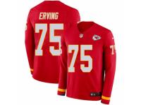 Men Nike Kansas City Chiefs #75 Cameron Erving Limited Red Therma Long Sleeve NFL Jersey