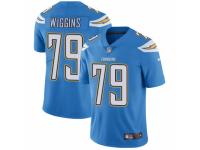 Men Nike Los Angeles Chargers #79 Kenny Wiggins Electric Blue Alternate Vapor Untouchable Limited Player NFL Jersey