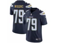 Men Nike Los Angeles Chargers #79 Kenny Wiggins Navy Blue Team Color Vapor Untouchable Limited Player NFL Jersey