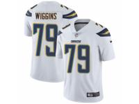 Men Nike Los Angeles Chargers #79 Kenny Wiggins White Vapor Untouchable Limited Player NFL Jersey