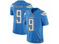 Men Nike Los Angeles Chargers #9 Nick Novak Electric Blue Alternate Vapor Untouchable Limited Player NFL Jersey