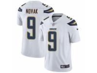 Men Nike Los Angeles Chargers #9 Nick Novak White Vapor Untouchable Limited Player NFL Jersey